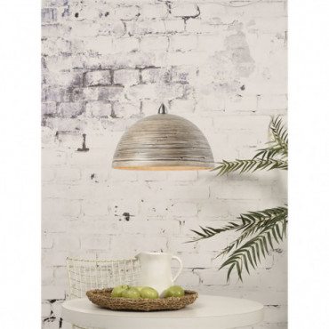 Lampe suspendue Halong simple Bambou 350cm