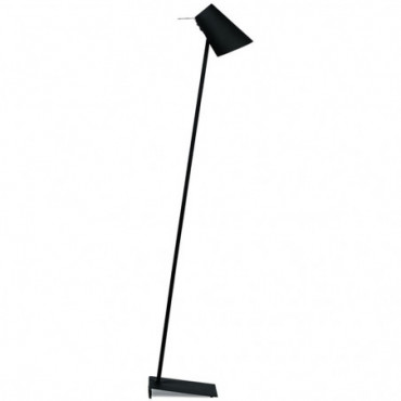 Lampadaire rubber Cardiff Fer Noir 140cm