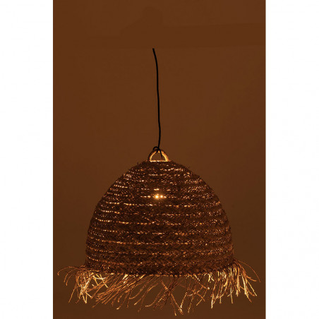 Lampe Suspendue Boule Zostere Naturel