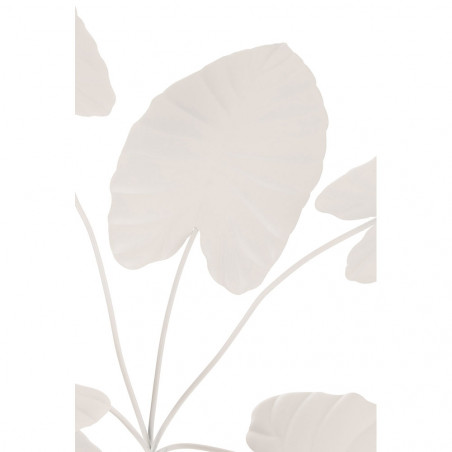 Decoration Plante Metal Blanc Petite Taille