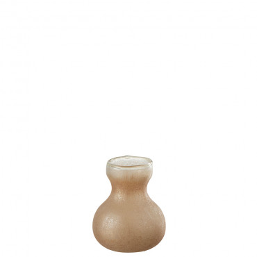 Vase Astor En Verre Ambre