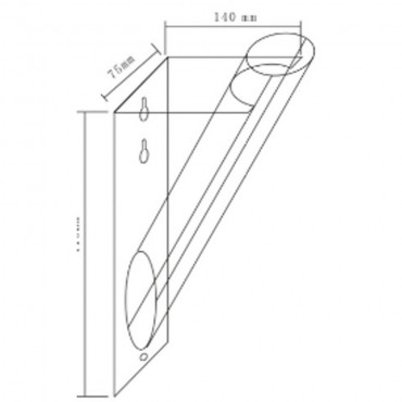 Fleurs Tube Acryl Grande Taille