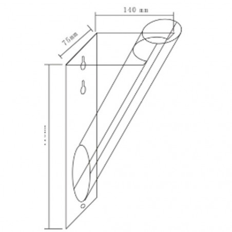 Fleurs Tube Acryl Grande Taille