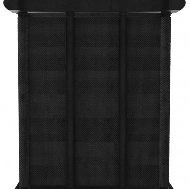 Étagère Cubique Noire En Tissu Avec 12 Boîtes Hauteur 141cm