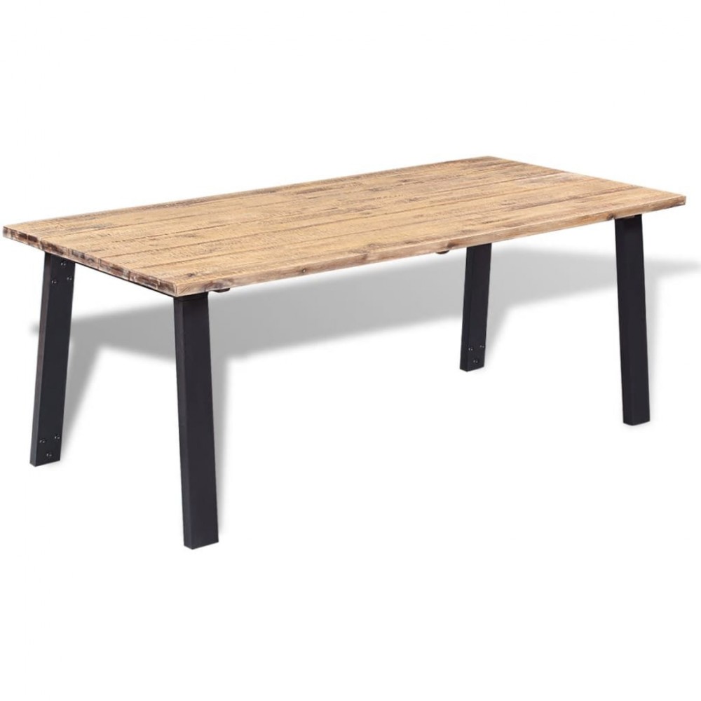 Table A Manger En Bois Massif D Acacia Elissa 220 Cm