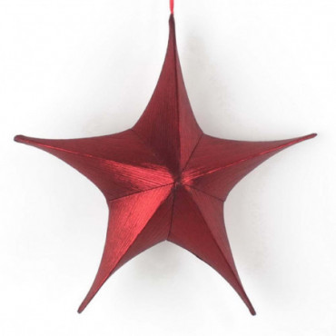 Étoile Décorative Starlet Rouge Hauteur 135Cm