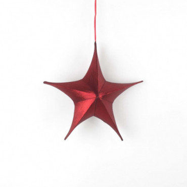 Étoile Décorative Starlet Rouge Hauteur 65Cm