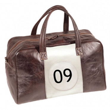 Sac de voyage en cuir aniline vintage Jim09