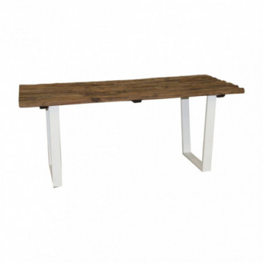 Table en bois de teck recyclé 180x90cm Ostrogoth