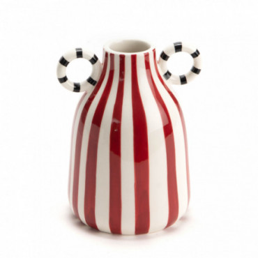 Vase Lola Raye Rouge Hauteur 15