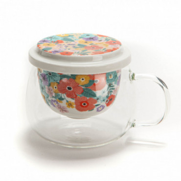 Mug Filtre Verre Camelia