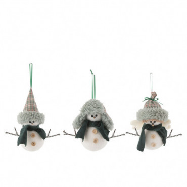 Suspension Pere Noel+Bonnet Polyfoam Blanc/Vert