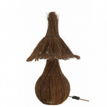 Lampe De Table Tropical Marron