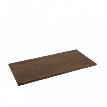 Dessus De Table Chene Marron S (200X95Xalèse 4Cm)