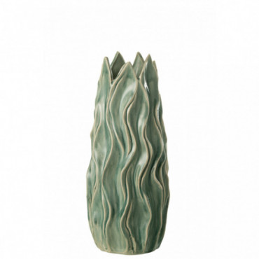 Vase Ivy Ceramic Green L