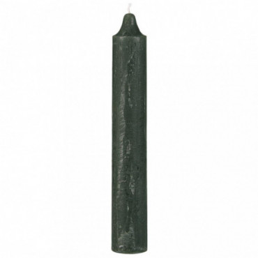 Bougie rustique vert foncé D3.8 H:25