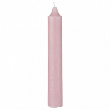 Bougie rustique rose clair D3.8 H:25