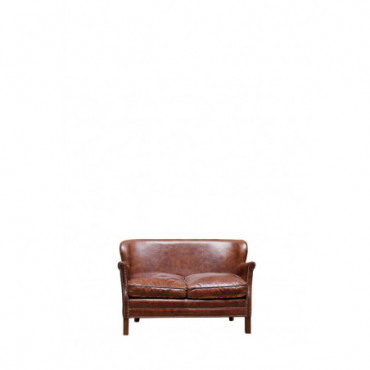 Double fauteuil cuir turner