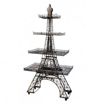 Etagère eiffel 4 niveaux 205cm