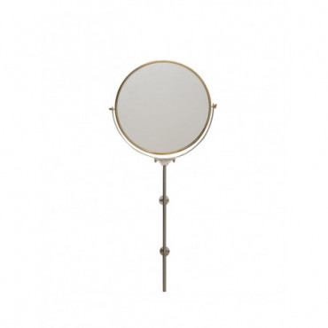 Grand miroir de sdb rond et tige