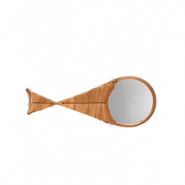 Miroir poisson en paille