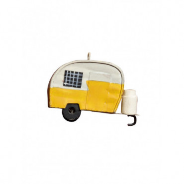 Suspension caravane jaune