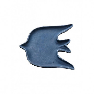 Grand Vide Poche Oiseau Bleu Foncé