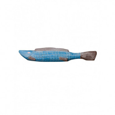 Long Poisson Bleu Terra Cotta Pigment