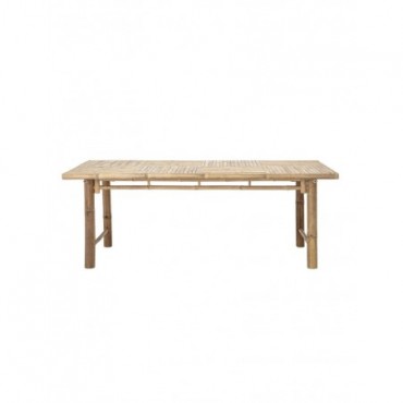 Table rectangulaire Bloomingville bambou naturel en bois