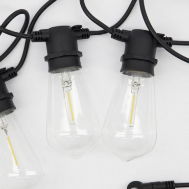 ampoule pour Guirlande lumineuse, Function, noir, L8,4m, LED - House Doctor