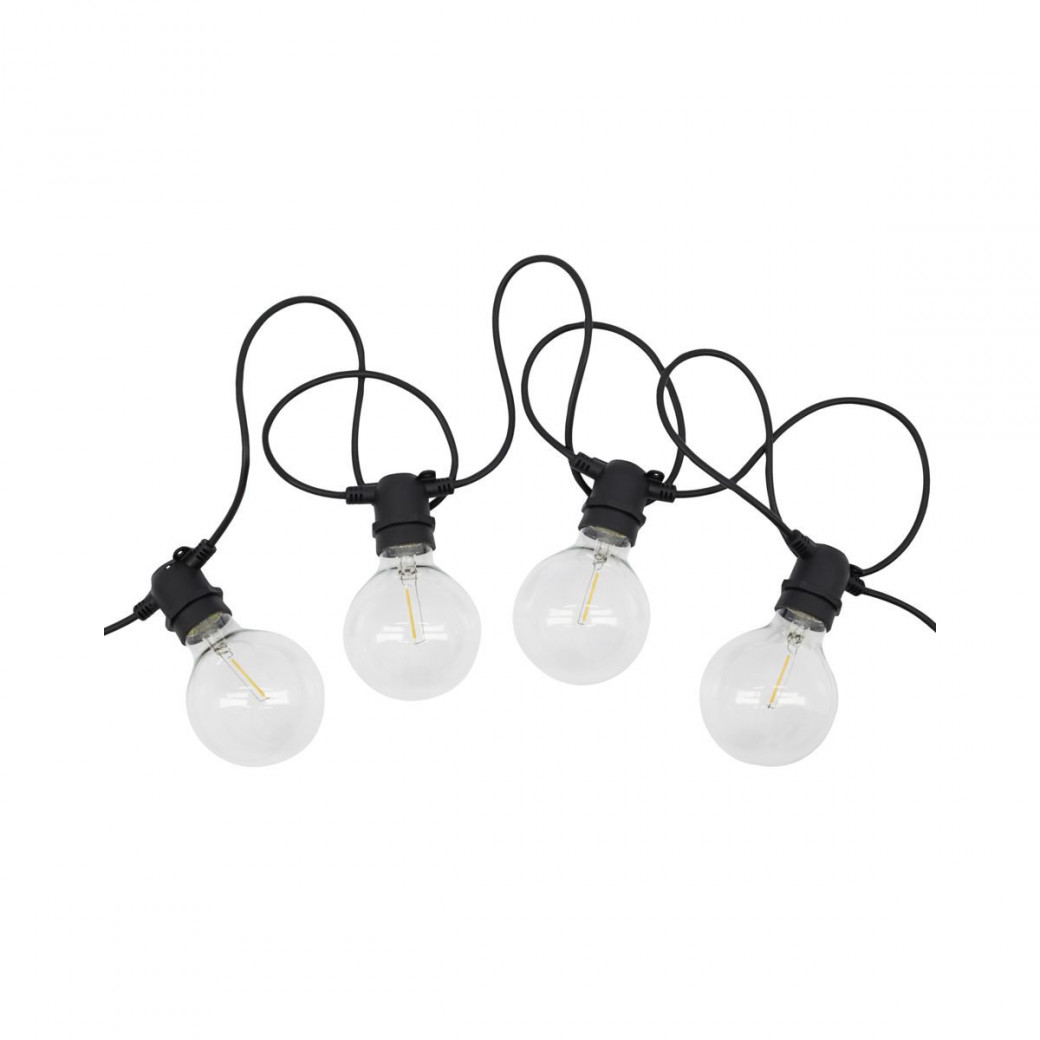 Guirlande Lumineuse Noire 10 Ampoules Led House Doctor