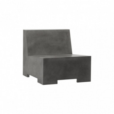 Fauteuil loun gris