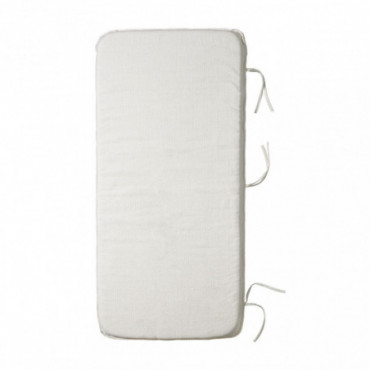 Coussin de siège avec garnissage puna blanc cassé