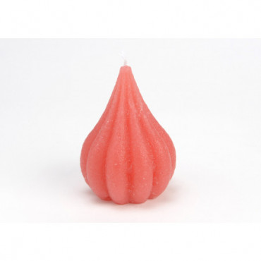 Bougie Poire Corail 7,5X10