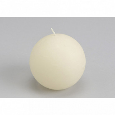 Bougie Grande Sphere Creme D 8