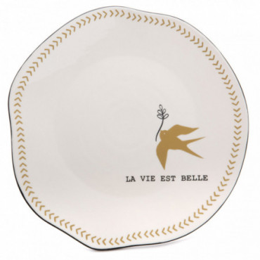 Assiette 32Cm Carpe Diem