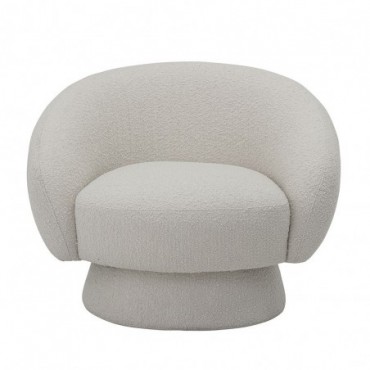 Fauteuil Blanc Bloomingville Ted