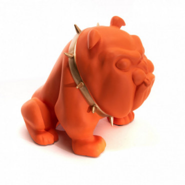 Bulldog Collier Orange Mat