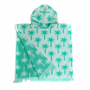 Poncho Plage Bleu 3/6 Ans