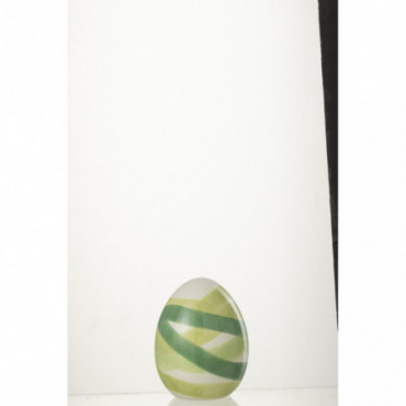 Egg Lines Dolomite Green Mix Petit