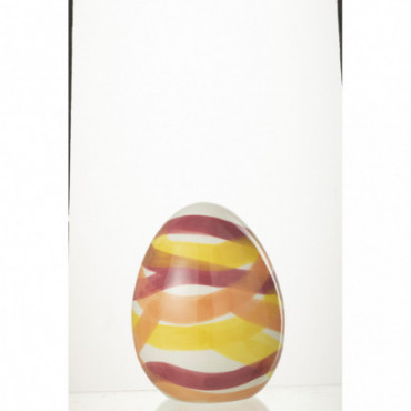 Egg Lines Dolomite Orange Mix Moyen