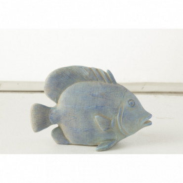 Poisson Rayures Magnésium Bleu