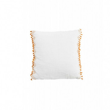 Coussin Salina Ecru/Terracotta