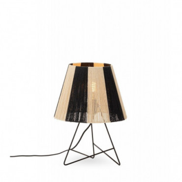 Lampe Table Gratot Noir/Naturelle