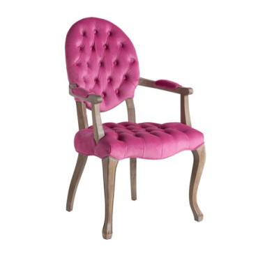 Chaise Jena Rose en Bois De Sapin 100cm