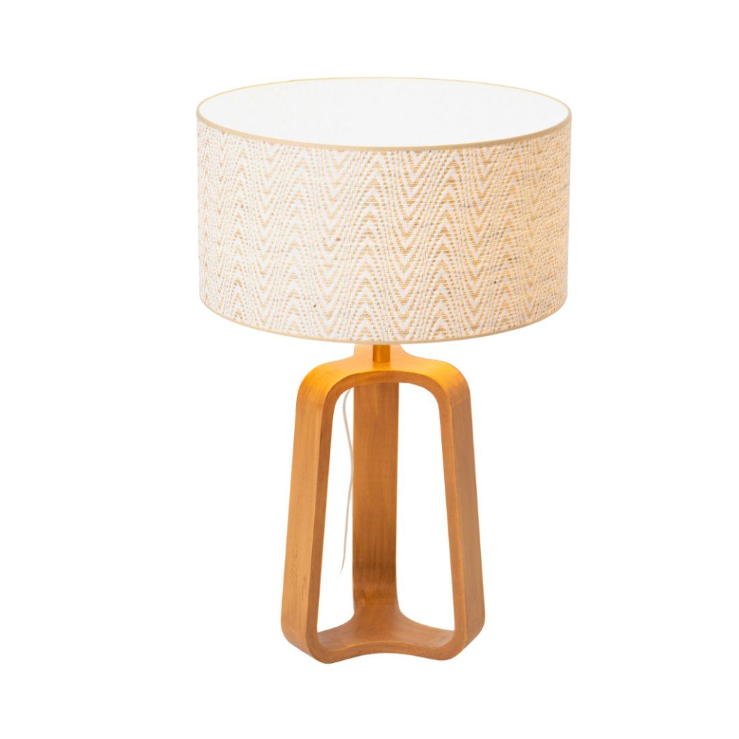 Lampe Table Selva Abat-jour Rabane Ola - E27 40W