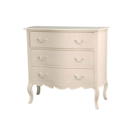 Commode 3 Tiroirs Apolline Couleur Crème Antique