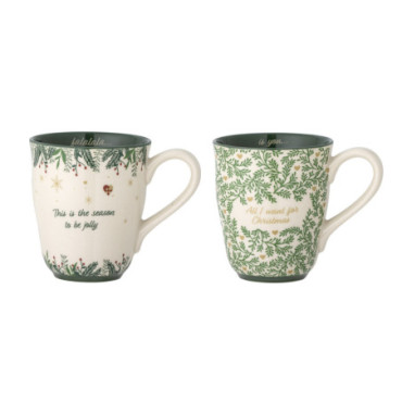 Tasse Grazia Vert Grès x2