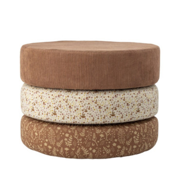 Pouf Jo Marron Coton