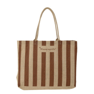 Sac Shopping Bergamo Marron Jute